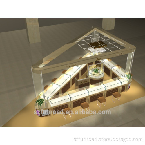 2017 New Wholesale jewelry glass display showcase